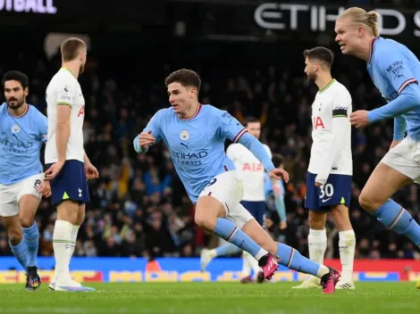 Video: el golazo de Julián Álvarez para iniciar la remontada del Manchester City