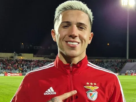 Enzo Fernández, el mejor en la goleada del Benfica