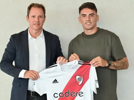 Enzo Díaz firmó su contrato y ya es jugador de River