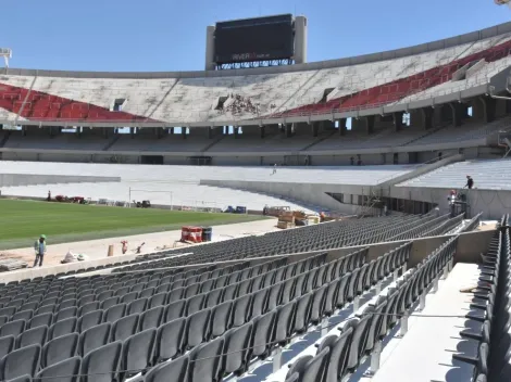 Se trabaja sin descanso: así se encuentran las obras en el Monumental