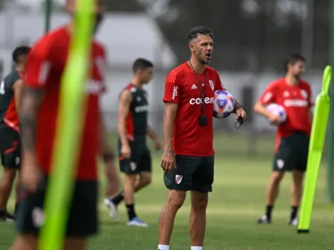 River volvió a entrenar con dos grandes noticias