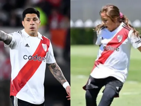 De tal palo: la increíble foto que posteó Enzo Pérez de su hija