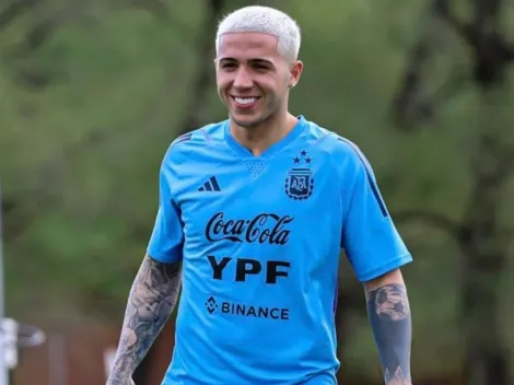 Enzo Fernández: nuevo look para volver al Monumental