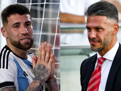 ¿Qué dijo? Demichelis volvió a hablar de Otamendi