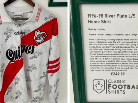 Una histórica camiseta de River por 125.000 pesos