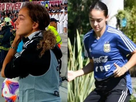 Delfina Lombardi, la jugadora y alcanzapelotas que fue clave en el gol de River