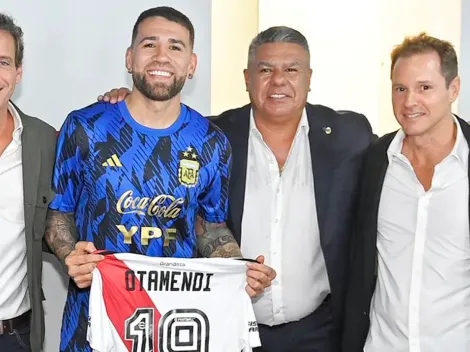 ¿Otamendi le dio un guiño a Brito?