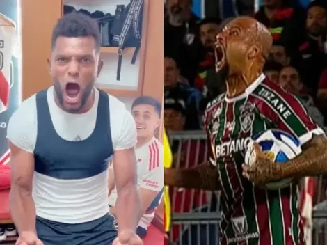 Borja le gritó el gol en la cara a Felipe Melo y la siguió en el vestuario