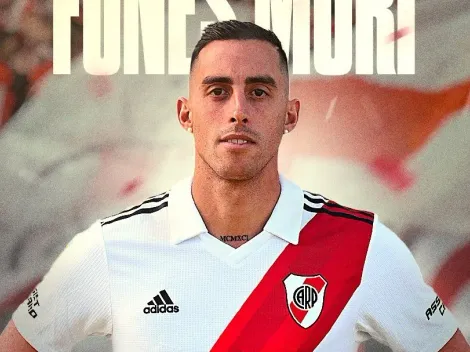 Primer refuerzo, adentro: Ramiro Funes Mori firmó su contrato con River
