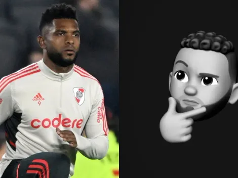 Borja: suplente y un posteo llamativo