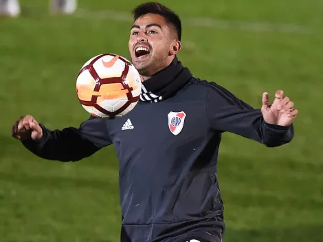 Golazo de volea: así se prepara el Pity Martínez para volver a River