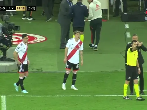 Facundo Colidio hizo su debut en River