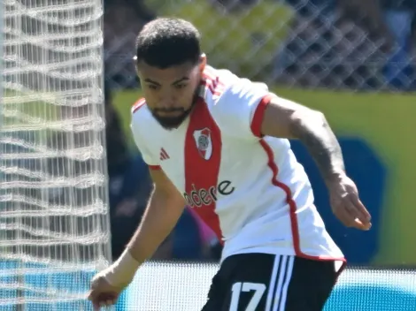 Paulo Díaz, enorme rendimiento y el abrazo con Demichelis