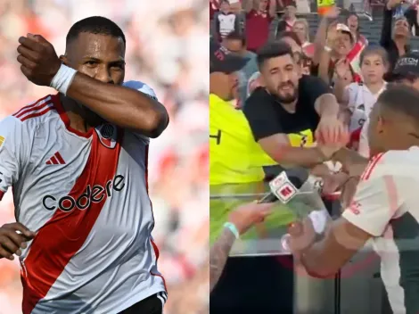 Gran gesto de Rondón con un hincha que le fue a pedir perdón