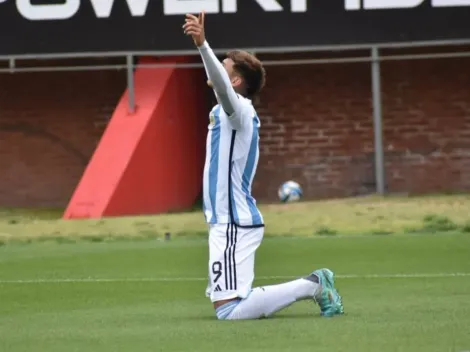 Agustín Ruberto le dio la victoria a la Argentina Sub 17