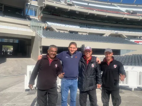 Comenzó el armado del escenario de la discordia en el Monumental