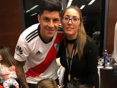 La emotiva despedida de la esposa de Enzo Pérez, con dedicatoria a Gallardo