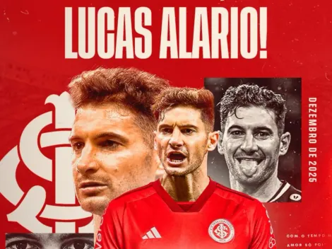 Presentaron a Lucas Alario en el Inter de Porto Alegre