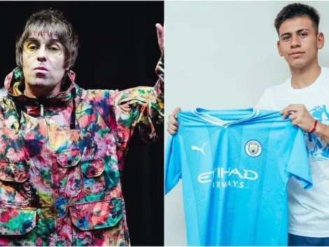 El cantante de Oasis le dio la bienvenida al Diablito Echeverri