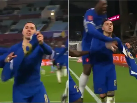 VIDEO: El golazo de Enzo Fernández en el Chelsea contra el Dibu Martínez