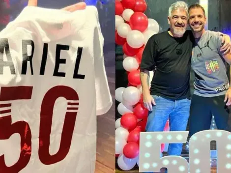Los ex River que festejaron juntos los 50 del Burrito Ortega