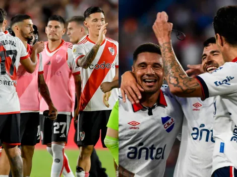 River, atento: Nacional jugó con todos sus titulares y ganó