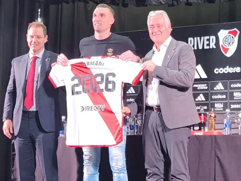 Armani renovó su contrato con River: "Tengo la ilusión de seguir ganando cosas"