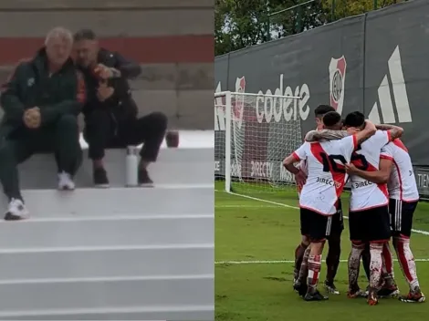 Demichelis, presente para ver a la Reserva de River vs. Instituto