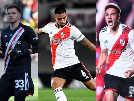 Los tres futbolistas que se despiden de River ante Riestra