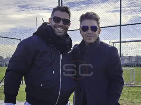 ¡Reencuentro riverplatense! Augusto Fernández y Gallardo, presentes en River Camp