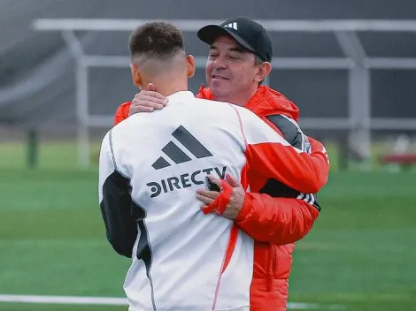 El emotivo abrazo del Muñeco y el Diablito que enloqueció a los hinchas de River