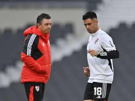 Festeja River: Gonzalo Martínez transita la etapa final de su lesión