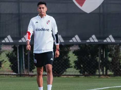 Primer entrenamiento de Maxi Meza en River: ¿debuta ante Gimnasia?