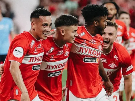 La está rompiendo: el inesperado presente de Barco en el Spartak Moscú