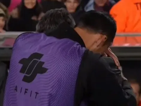 Emotivo: Vangioni se fundió en un abrazo con Gallardo