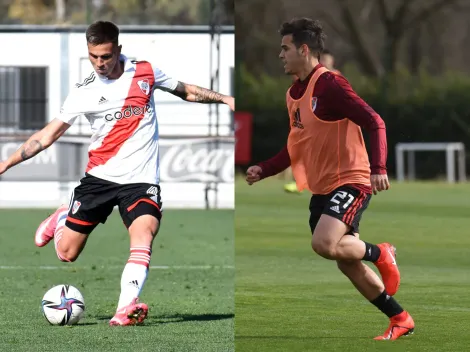 Los dos futbolistas de River que entrenan apartados y esperan ofertas