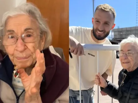 Viral: la abuela de 90 años que conoció El Monumental y a los jugadores de River