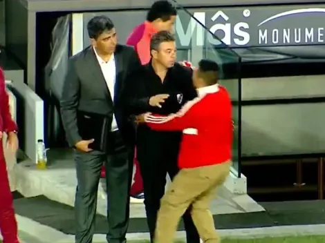 ¿Qué pasó? Un hincha se coló en el Monumental y fue directo a Gallardo