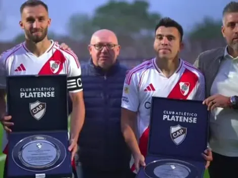 Para destacar: el gesto que tuvo Platense con Germán Pezzella y Marcos Acuña