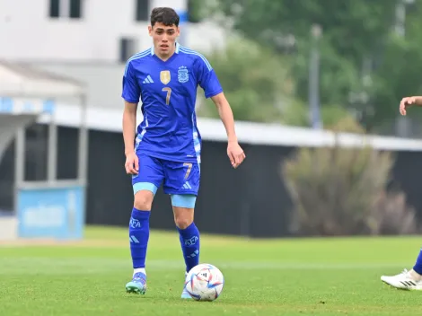 Santiago Lencina y Jeremías Martinet fueron titulares en el amistoso de la Selección Sub 20