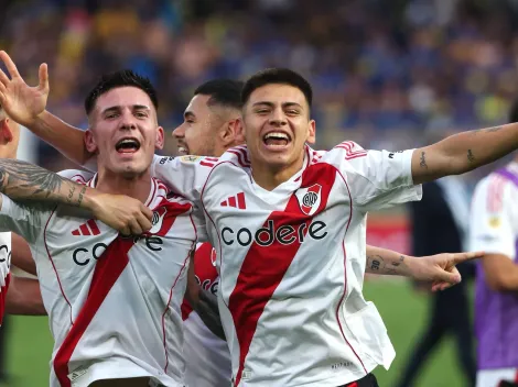 Echeverri y Mastantuono tuvieron un lindo gesto con los hinchas antes del entrenamiento