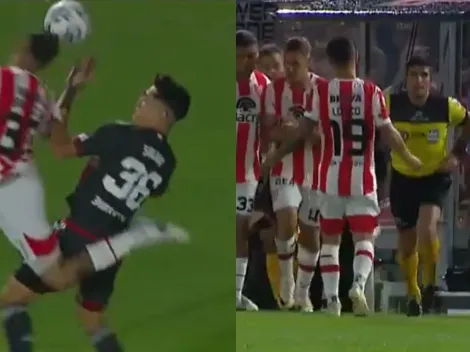 Polémica: el penal que Merlos y el VAR no le cobraron a River ante Instituto