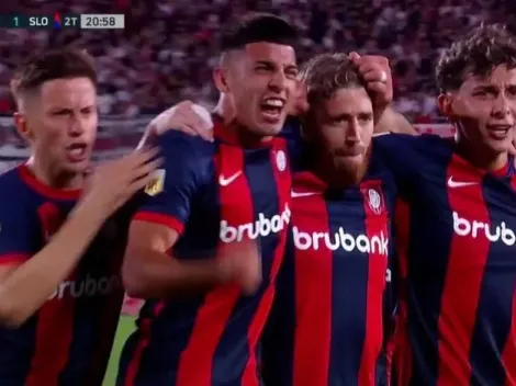 ¿Lo gritó? Gol y tímido festejo de Iker Muniain en San Lorenzo ante River