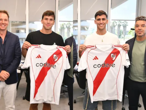 Oficial: River presentó a Gonzalo Tapia y Matías Rojas como nuevos refuerzos