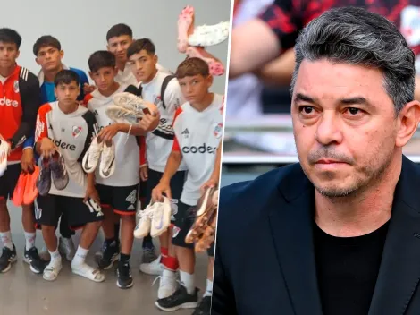 El maravilloso gesto de Gallardo y el plantel de River con las inferiores