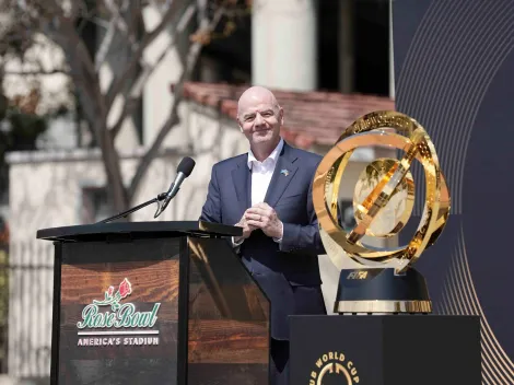 Infantino visitó una de las sedes de River en el Mundial de Clubes