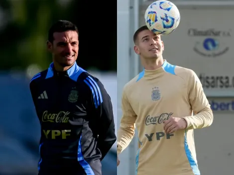 ¿Qué dijo? Scaloni anticipó si Mastantuono puede debutar vs. Chile