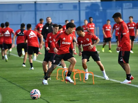 Los dos jugadores de River que entrenan diferenciados y no jugarán vs. Urawa Red