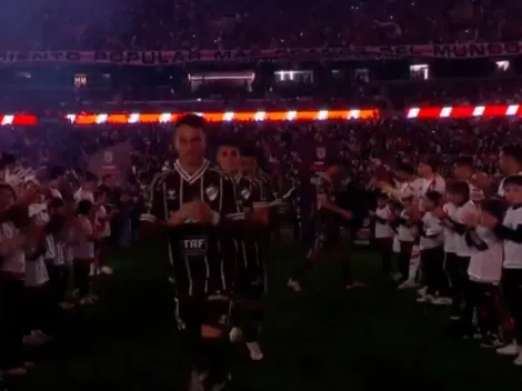 Video: River le hizo el pasillo de campeón a Platense en el Monumental