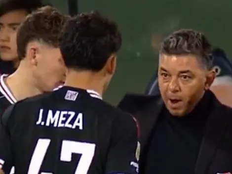 Así fue el primer partido de Juan Cruz Meza como titular en River